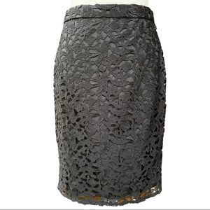 J. Crew Lace Pencil Skirt